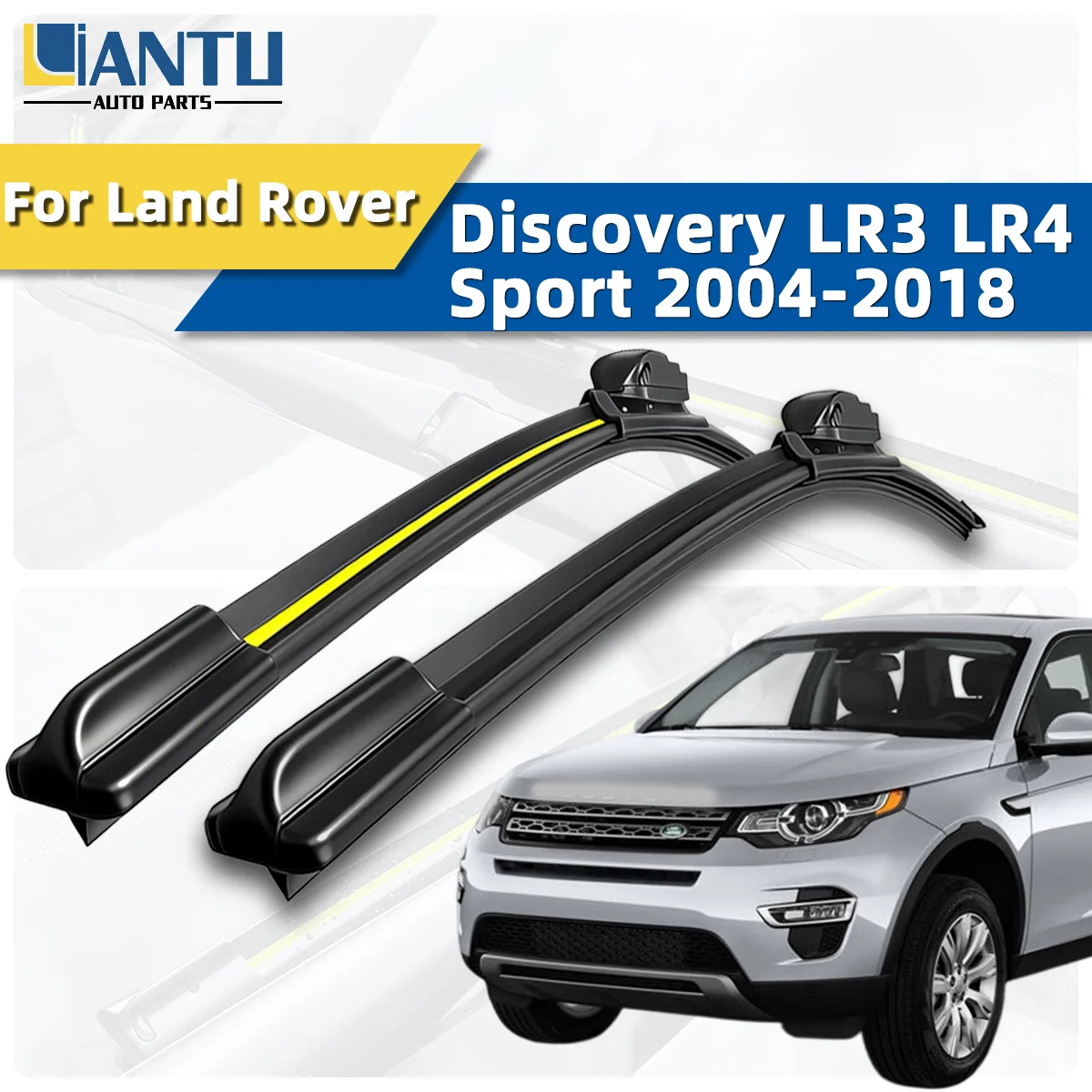 

2pcs Front Windshield Wiper Fit For Land Rover Discovery LR3 LR4 Sport 2004-2018 Car Wipers Blade Premium Accessorie Quiet