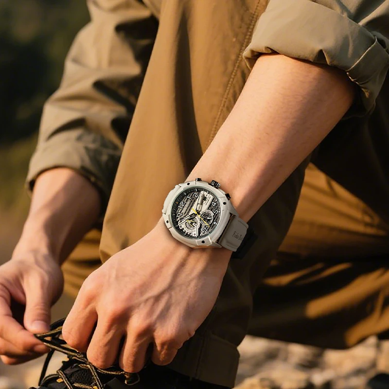 Fido Dido Couple Watches 50M Waterproof - Silicone Strap Retro Quartz | Unisex Matching Gift FD2370-1099