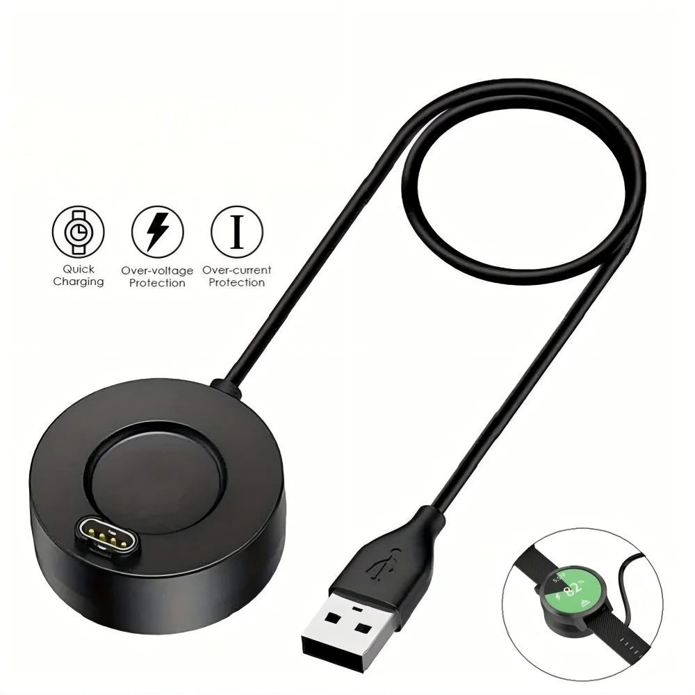 USB Charging Dock for Garmin Vivoactive 3/4/4S Fenix 5S/5X/6S/6X Venu 2/2S - Fast Charging Durable Cable Smartwatch ChargingDock