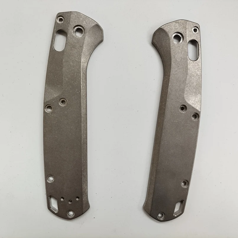 

CNC Titanium Alloy Made Knife Handle Patches Scales For Genuine Benchmade 15535 TAGGEDOUT Knives Grip DIY Make Accessories