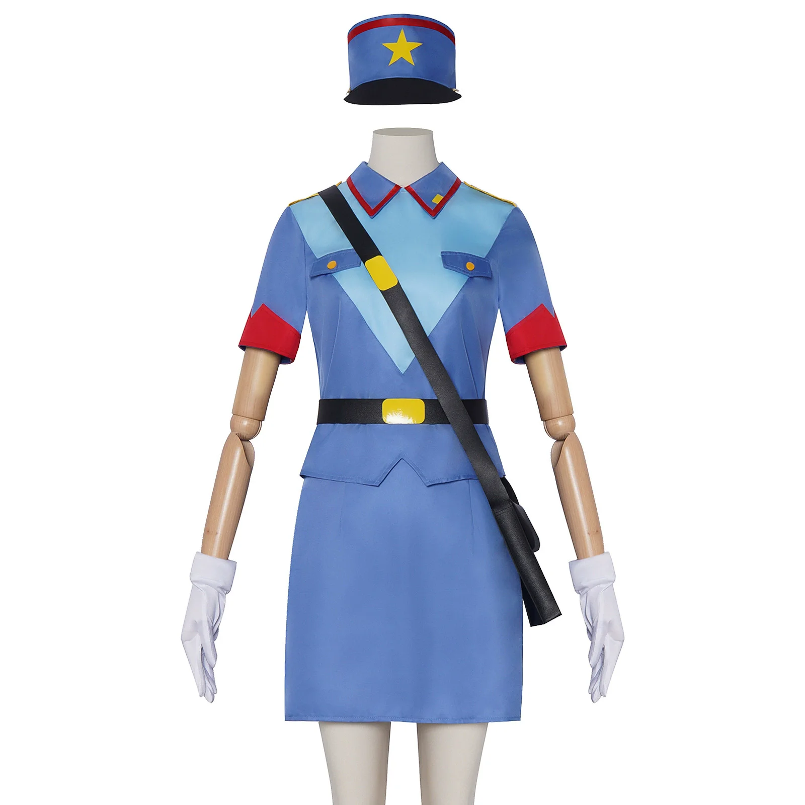 

Офицер Дженни Косплей Костюм Шляпа Хэллоуин Рождество Comic Con Game Аниме Праздничная Одежда Хэллоуин и Рождественские аксессуары