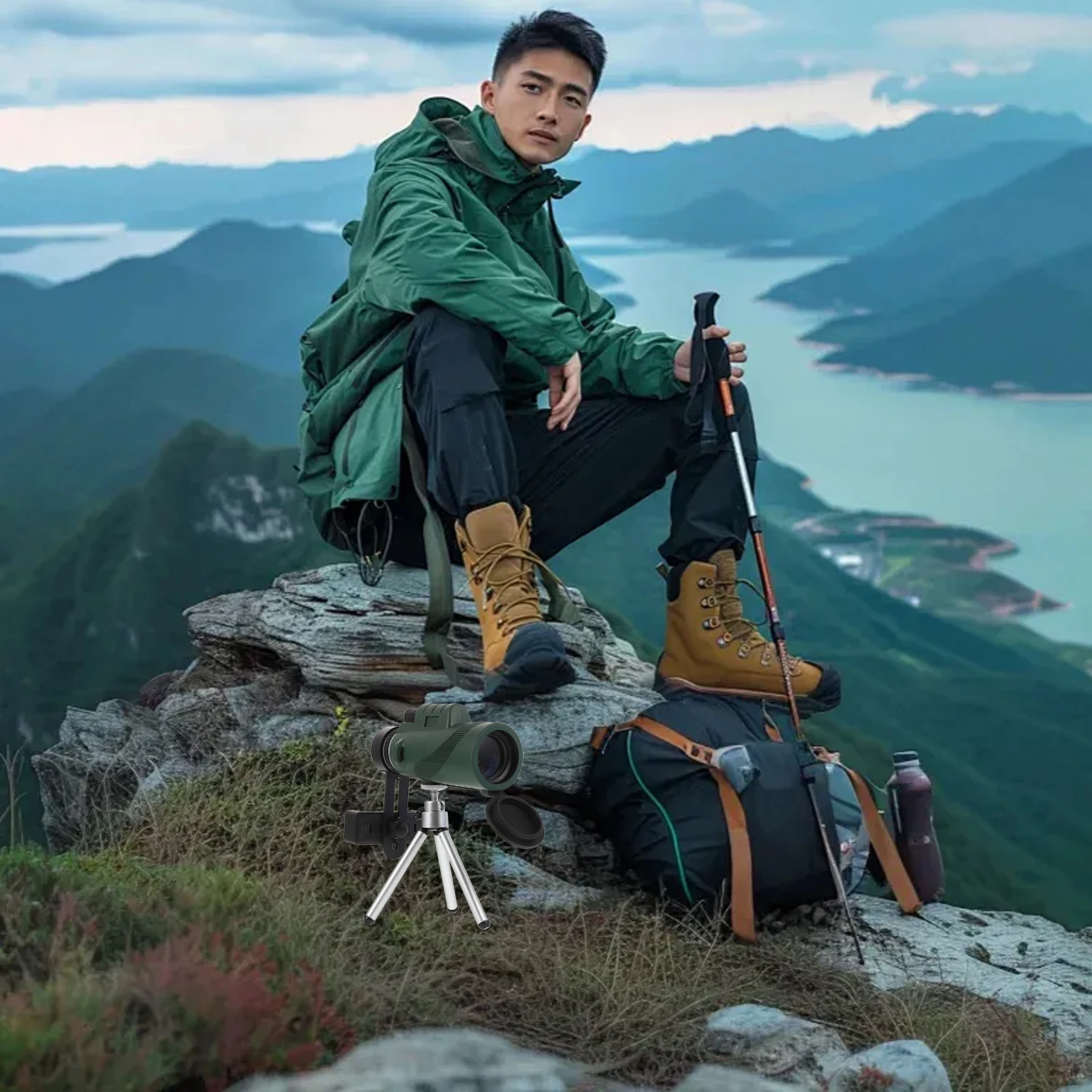 

Spotting Telescope Bird Observation Device Monoculars for Watching Adults Birds Handheld Telescopes Foot