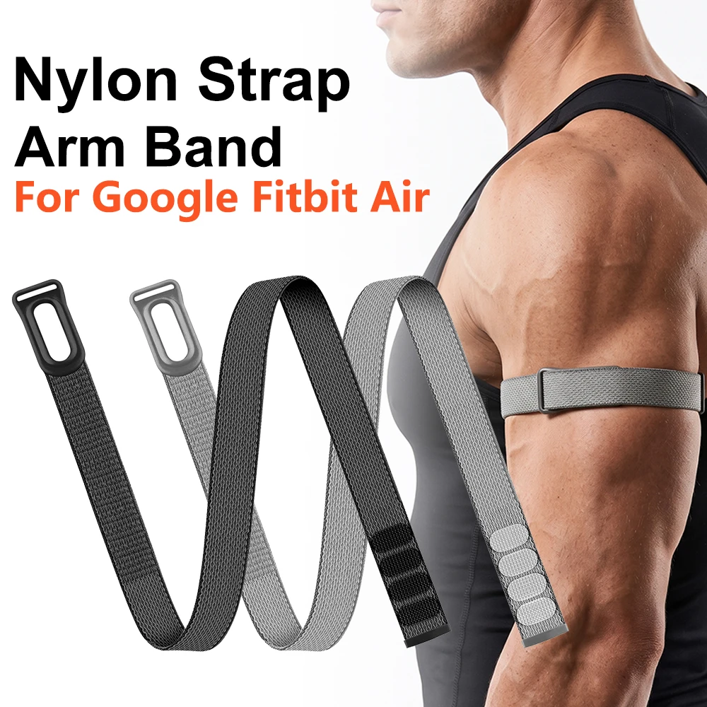 Image of Nylon-Oberarm-/Bizepsband für Google Fitbit Air Armband, gewebter Gürtel, Ersatzband für Training und Fitness, 430 mm