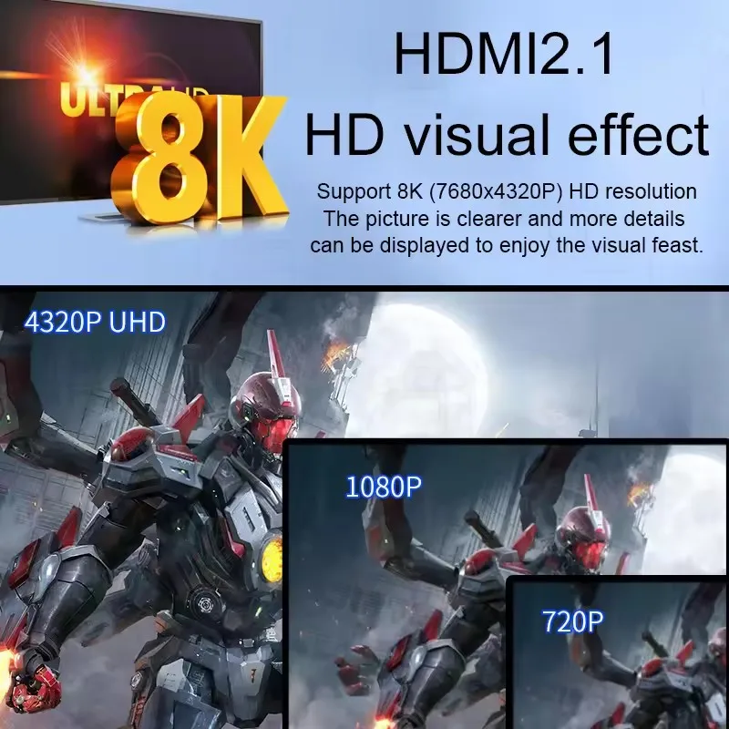 HDMI2.1 8K HDR HDMI مصفوفة 4x2 التبديل الفاصل 4k 120hz دعم Dolby Vision Atoms 4x1 مستخرج الصوت ARC EDID PASS 2CH 5.1CH