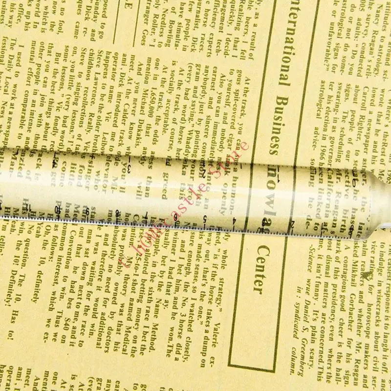 63HF 2X Bar Magnifier Ruler for Ideal for Reading Document Small Prints