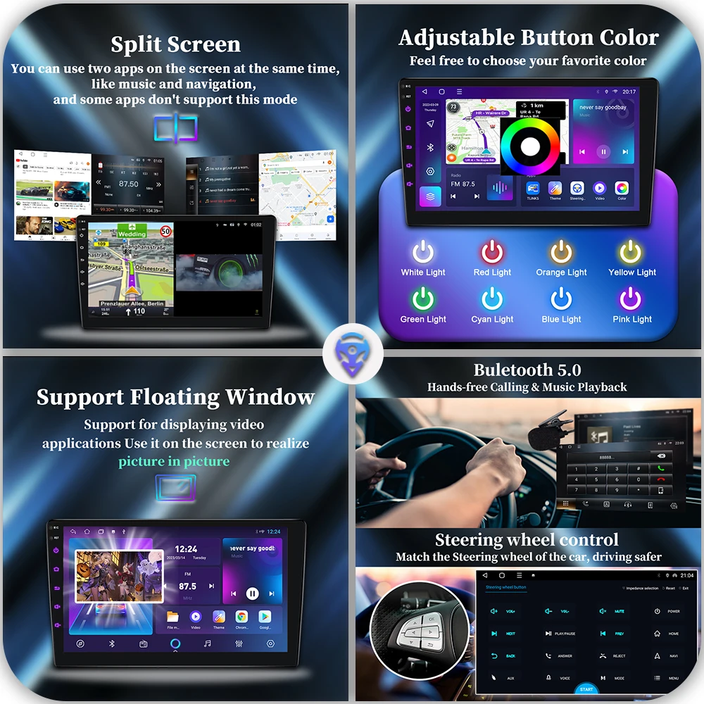 Android Car For Kia RIO 2 2005 - 2011 Radio Multimedia Video Player GPS Navigation Carplay QLED Touch Screen Auto Stereo WIFI 8G