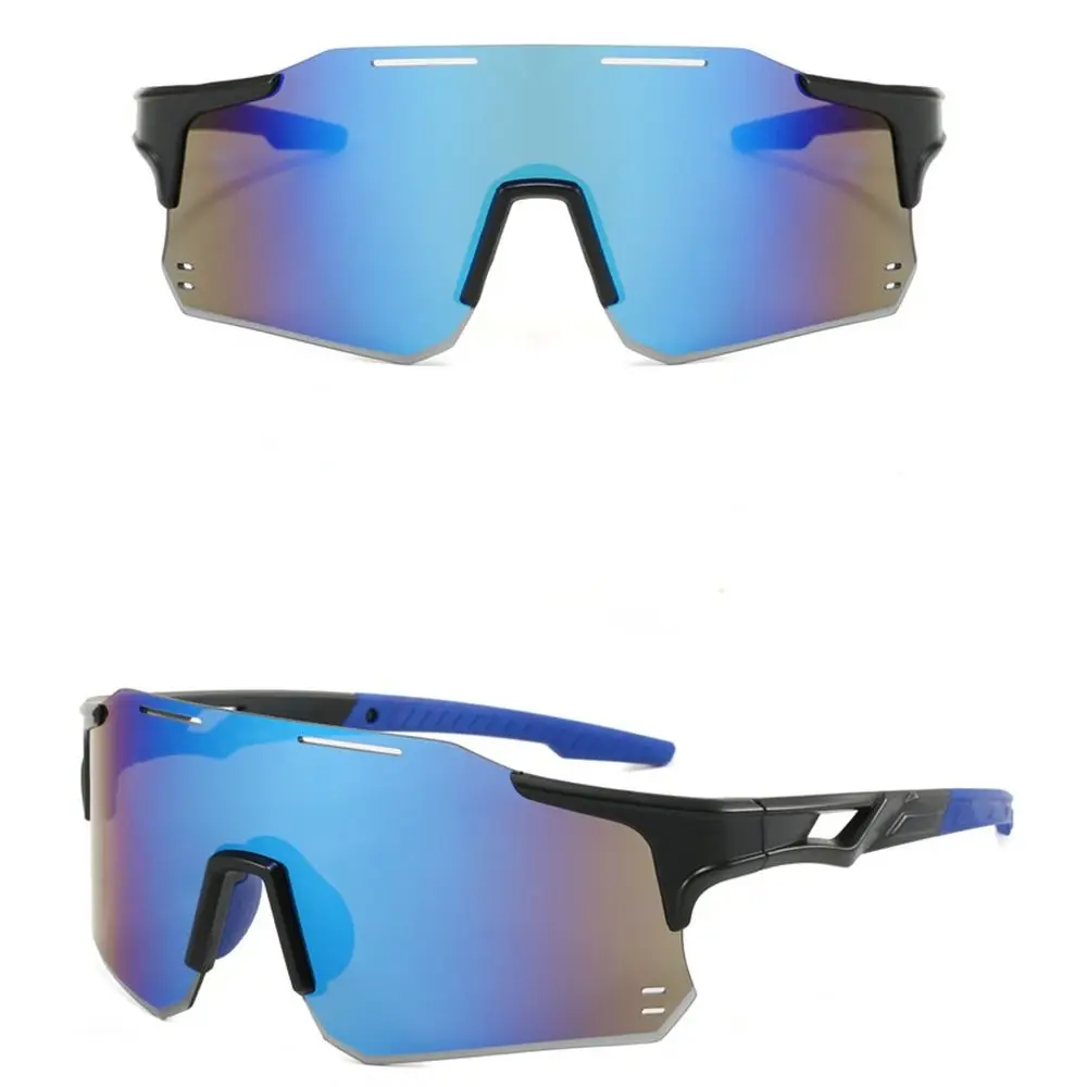 Wide Field UV Protection Sports Sunglasses Color Change Ventilated Cycling Glasses Non-slip Wrap Around Sport Shades Women