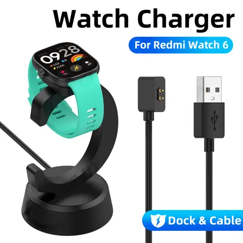 Ładowarka do Xiaomi Redmi Watch 6 Magnetyczny Kabel do Szybkiego Ładowania [Przenośny] Magnetyczne Akcesoria do Ładowania Bezprzewodowego