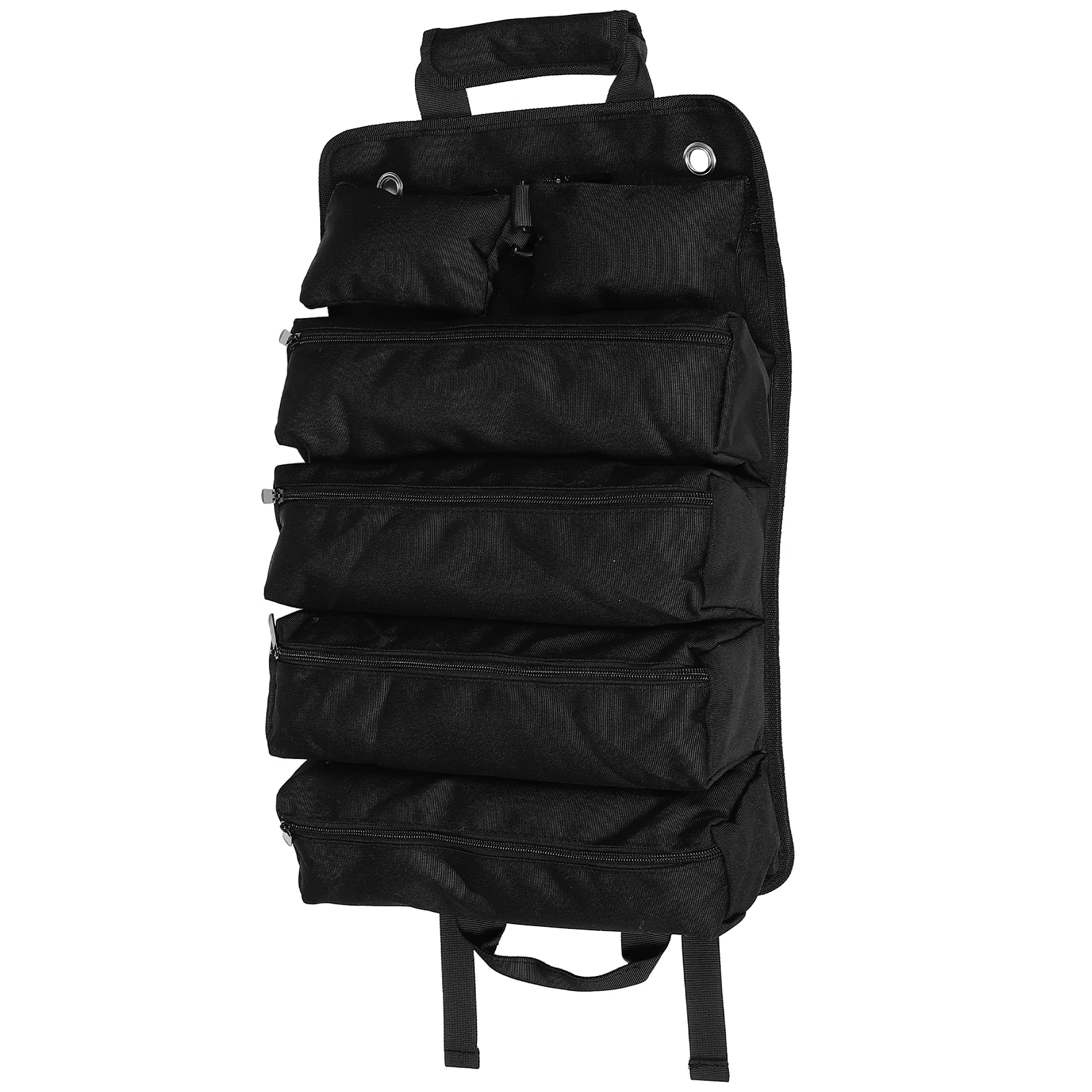 Heavy Duty Tool Roll Bag Multi Compartment Oxford Cloth Tool Pouch Organizer for Workshop Garage Emergency Repair Kit