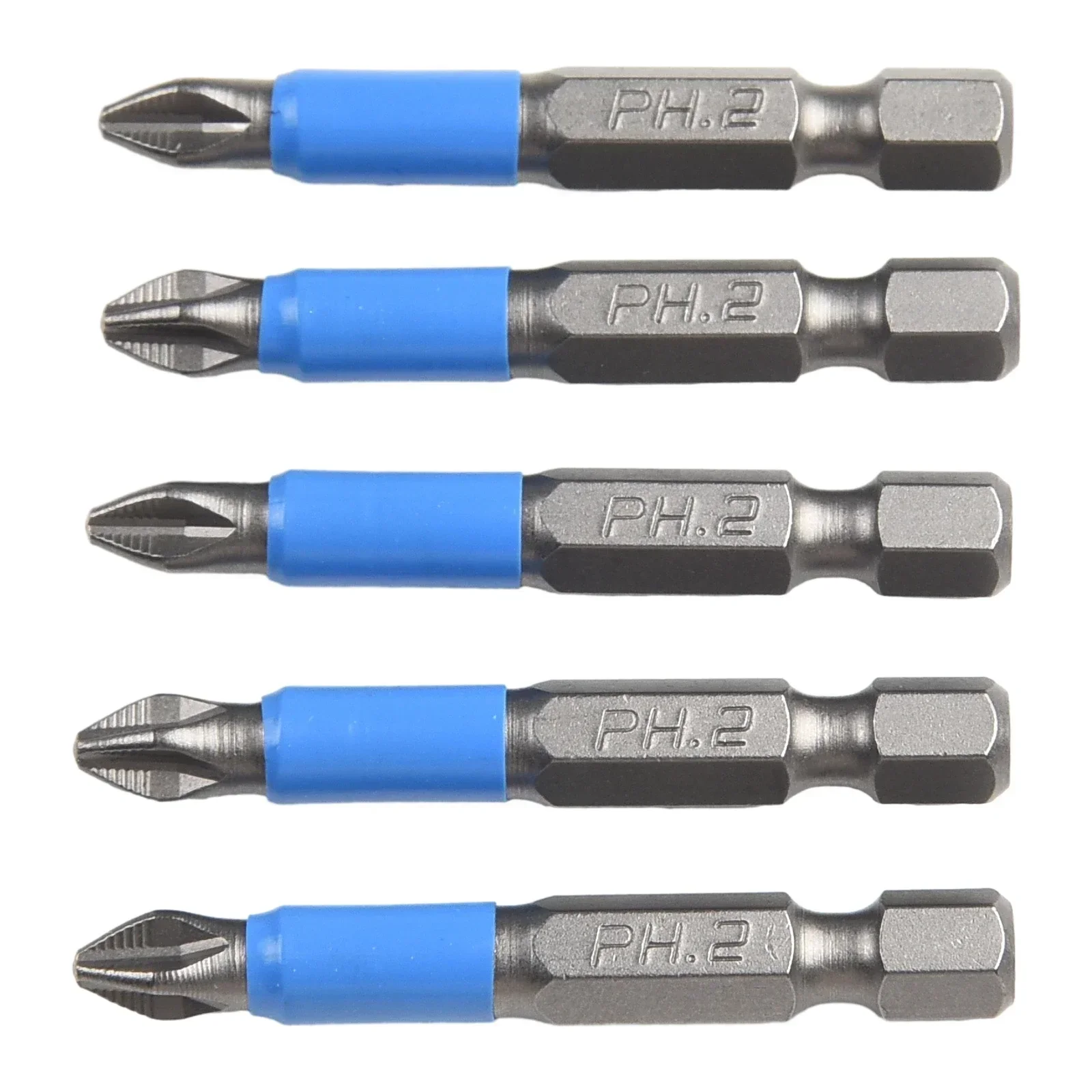 

5pcs 50mm Anti Slip Screwdriver Bit Set Magnetic Cross Tip 1/4 Hex Electric Screwdriver Nutdrivers PH1/PH2/PH3/PZ1/PZ2/PZ3 Tools