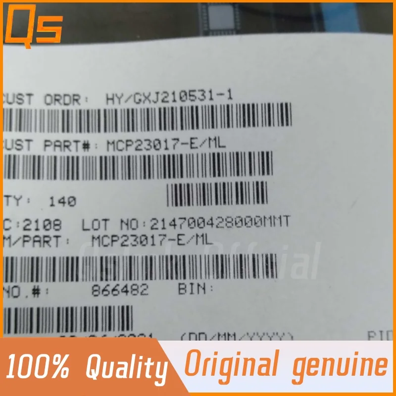 Chip QFN-28 I/O Expander Chip IC MCP23017-E/ML 23017 asli baru