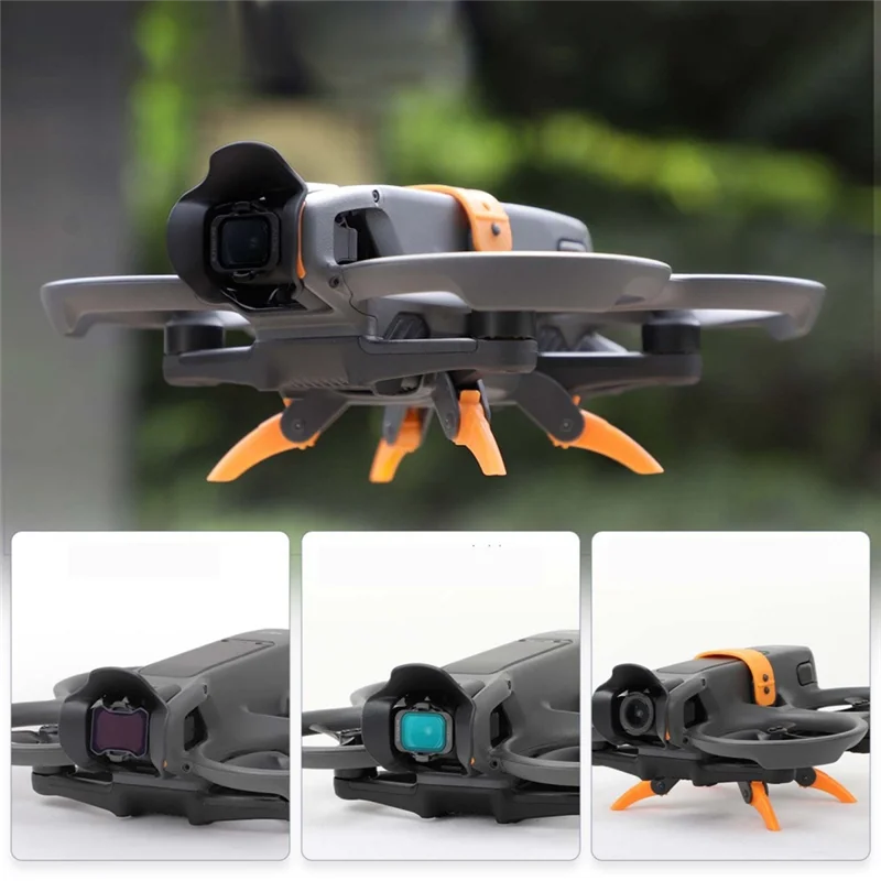 Sunnylife para DJI AVATA 2 parasol protección de cardán lente antideslumbrante cubierta parasol parasol accesorios para Dron-N35R