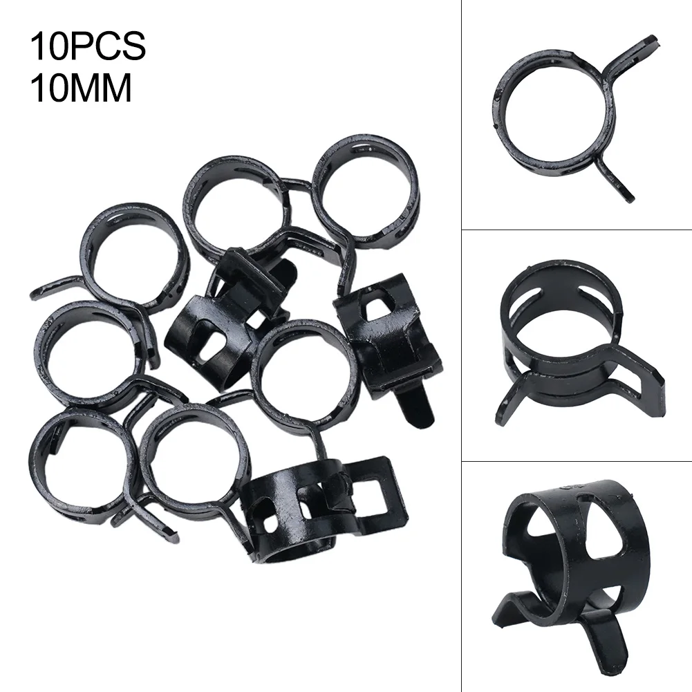 Manganese Steel Hose Fasteners Reliable Set of Ten Springs to Secure All Types of Fluid Transfer Lines Efficiently