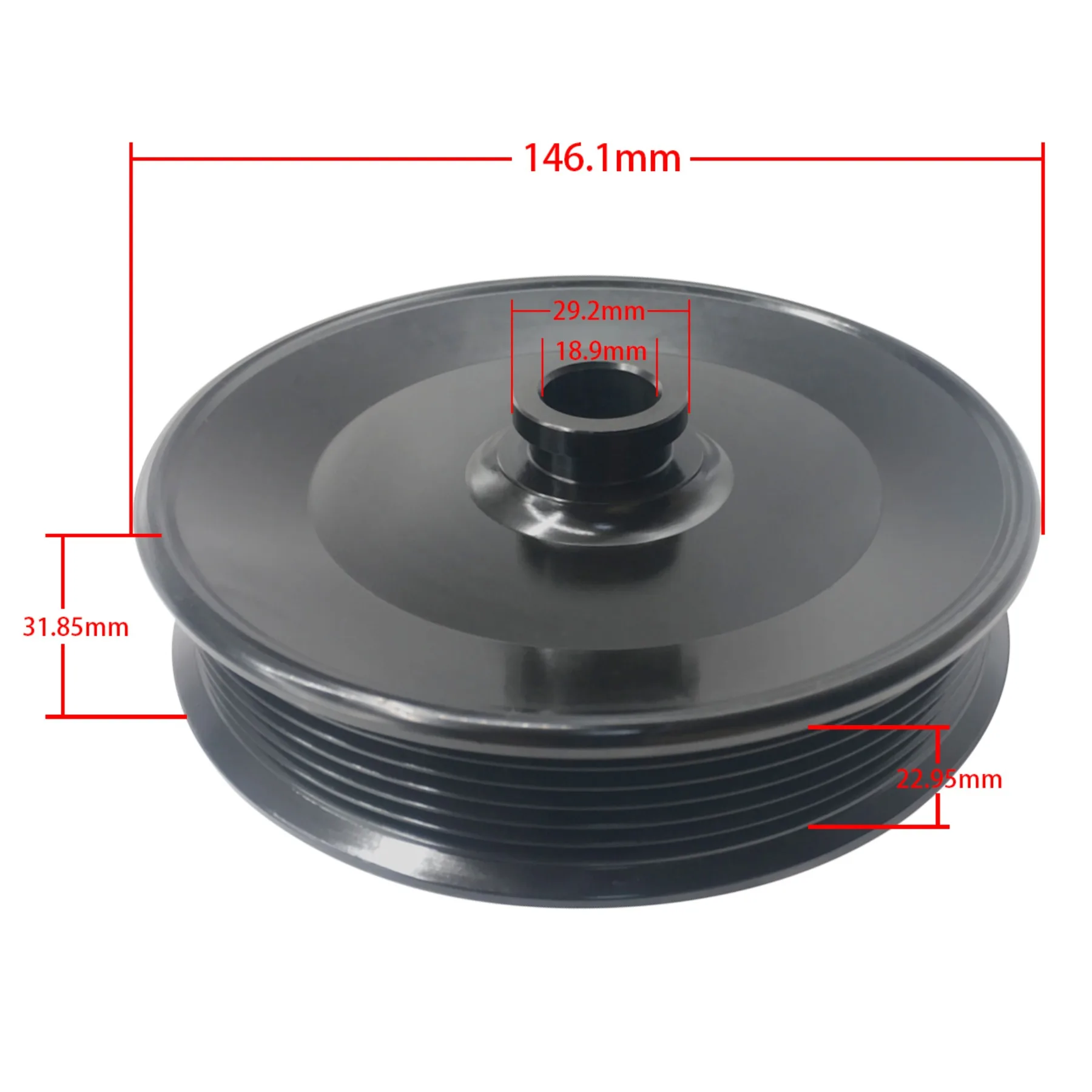 

861578 Boat Steering Pump Pulley for OMC Mercury MerCruiser 4.3 5.0 5.7 6.2 8.2 L X V6 V8 Stern Drive Models 8M0150723 18-8297