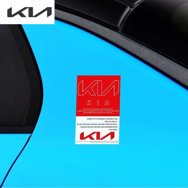 

Automobile windshield decorative sticker for KIA Ceed Forte RIO STINGER Seltos K5 Sorento JDM style decal for automobile window