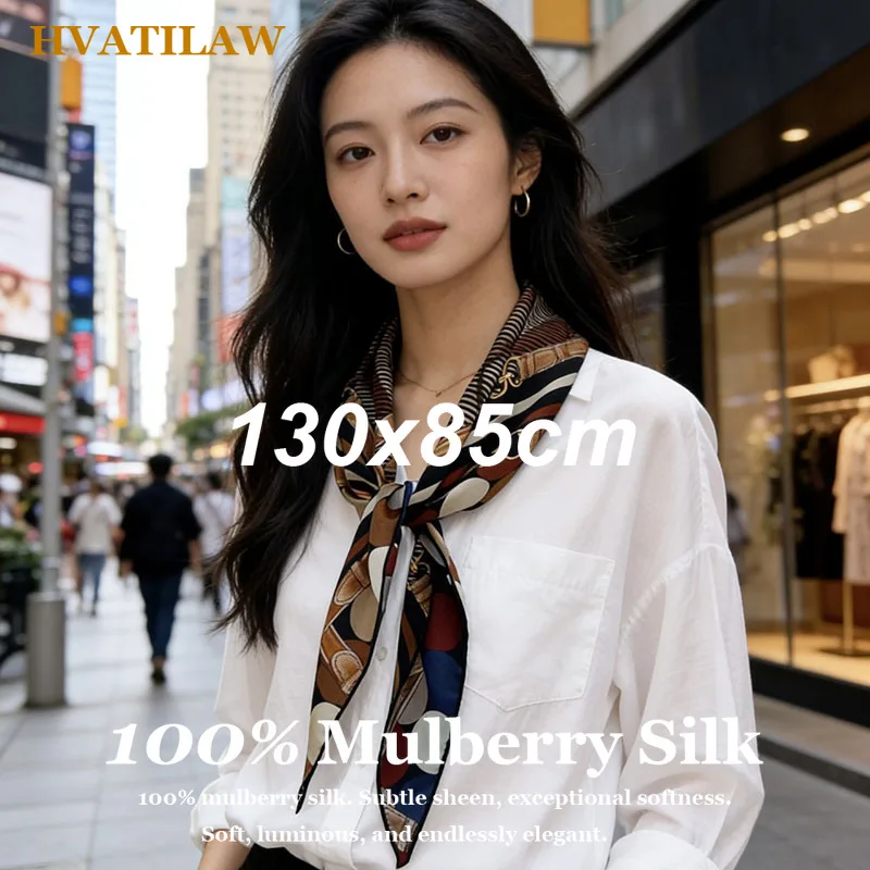 

Triangular Scarf Women 100% Mulberry Silk Satin Head Scarf Ladies Neck Kerchief Hair Bandana Shawl Wrap Foulard Elegant Stoles