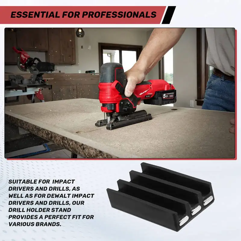 BAAG-Magnetic Batch-Head Holder Screwdriver Bits Holder Drill Bit Holder For Milwaukee For Dewalt Impact Drivers Drills