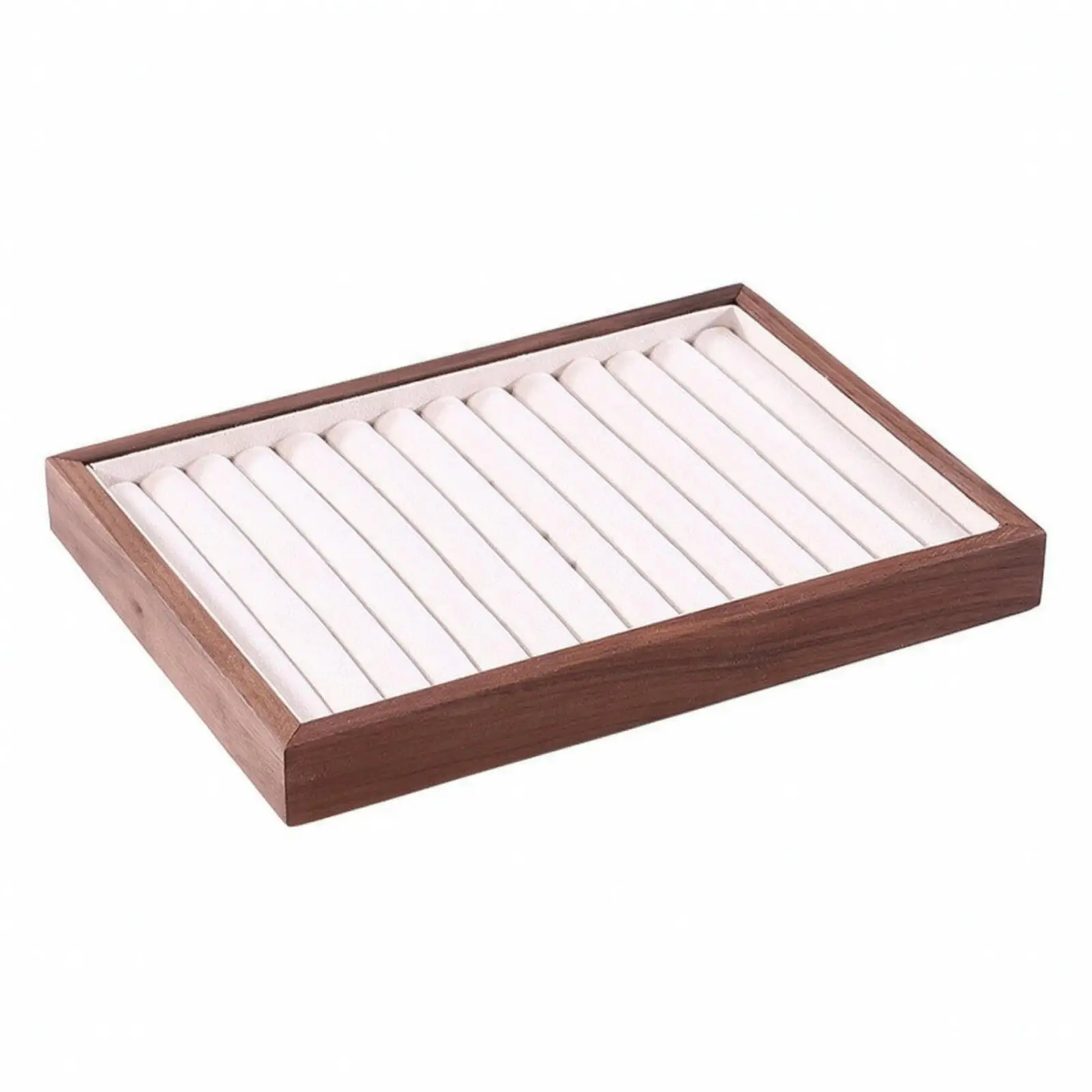 Jewelry Display Tray Chic Jewelry Organizer Tray Low-Profile for Storefronts, Market Stalls, Live-Showcases Setups