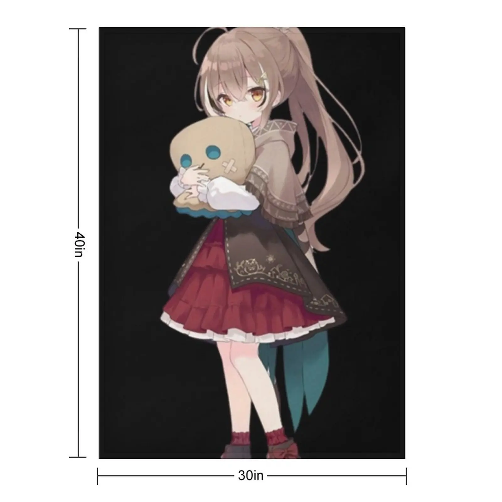 Nanashi Mumei - Hololive Throw Blanket Loose Tourist Luxury St For Baby Blankets