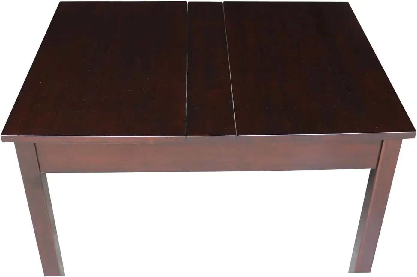 International Concepts Juvenile Table with Lift-Up Top, Hidden Storage, Durable Wood Construction