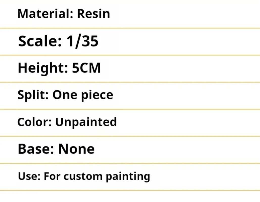 1/35 Scale Special Forces Soldier Resin Miniature Figurine 3d Printed White Model Unassembled Unpainted Collectible Toy Figure