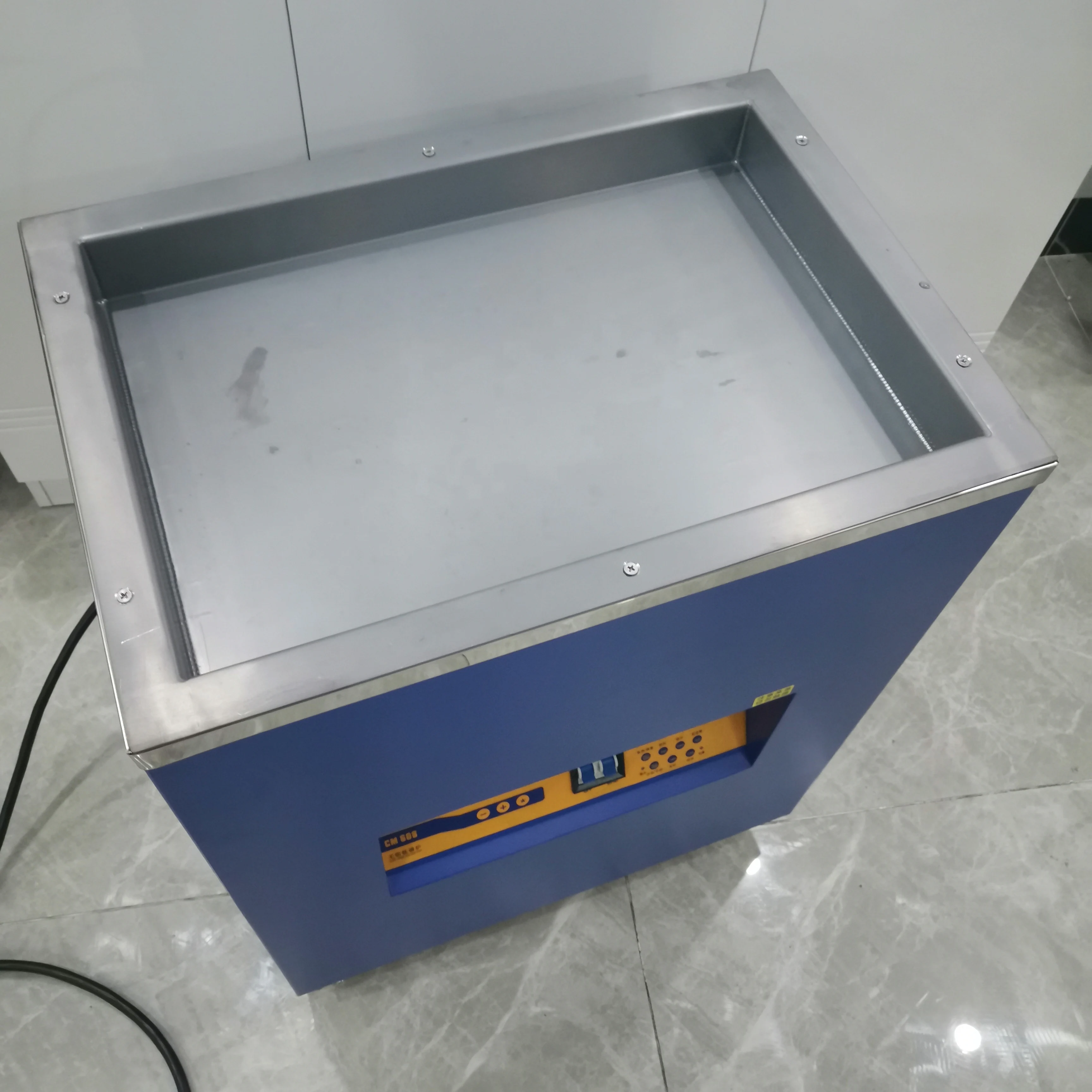 CM-608 Vertical Industrial Titanium Alloy Lead-Free Soldering Pot 3800W 600℃ Large Desoldering Bath 450×300×50mm 110V/220V