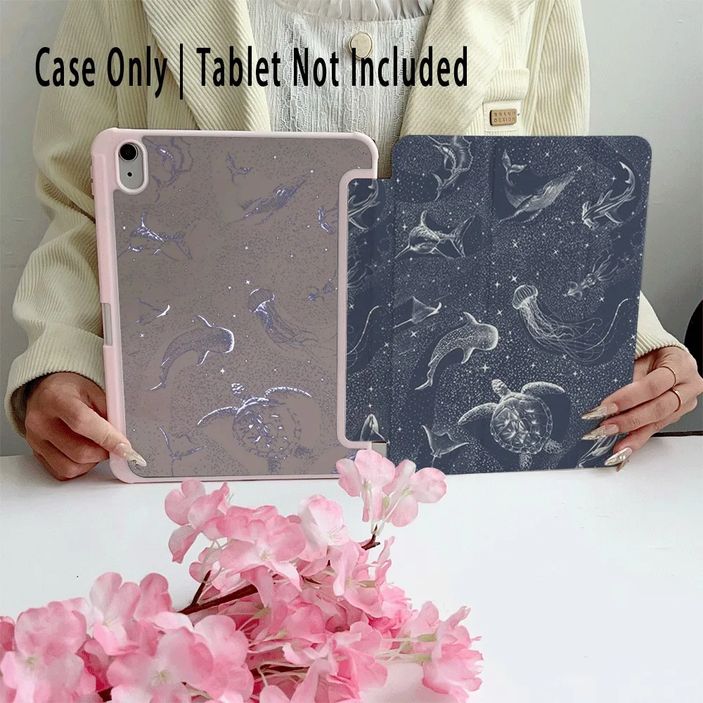 

Чехол для iPad, Smart Case, совместимый с iPad Air 6, Air 5,4, и совместим с iPad 10 (10,9 дюймов), Pro 2024, air m3/a16 2025