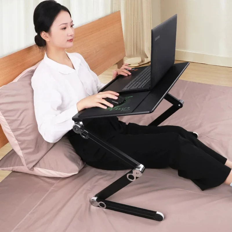 Collapsible Laptop Desk for Alienware Dell Gaming Notebook Adjustable Reclining Position Mobile Bed Stand Ultra Light Tray