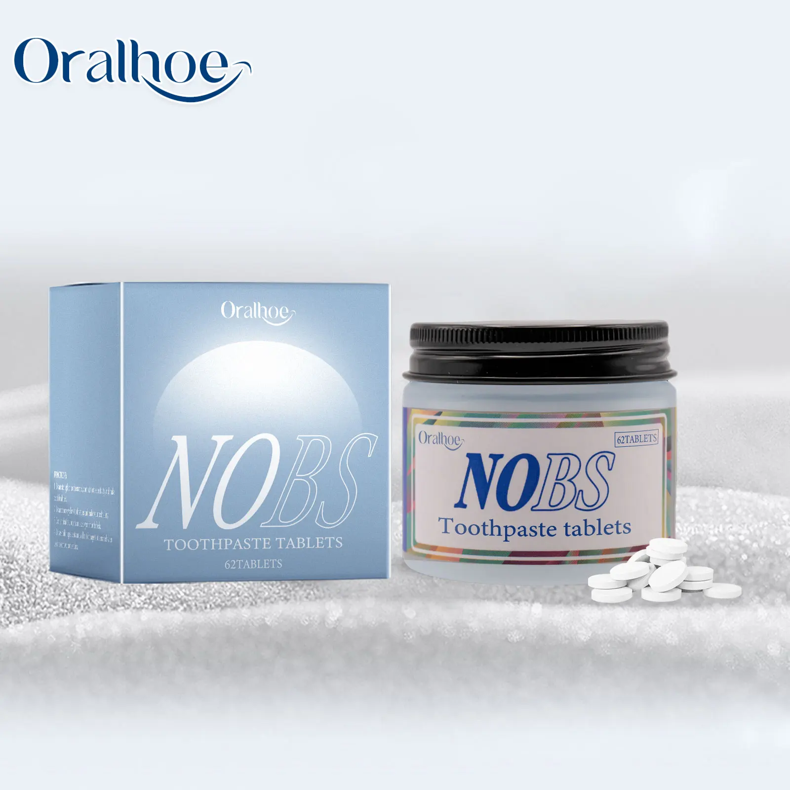 Toothpaste Tablets for Oral Care Cleaning Protect Teeth Enamel Remove Yellow Stains Reduce Food Residues Teeth Whitening Product