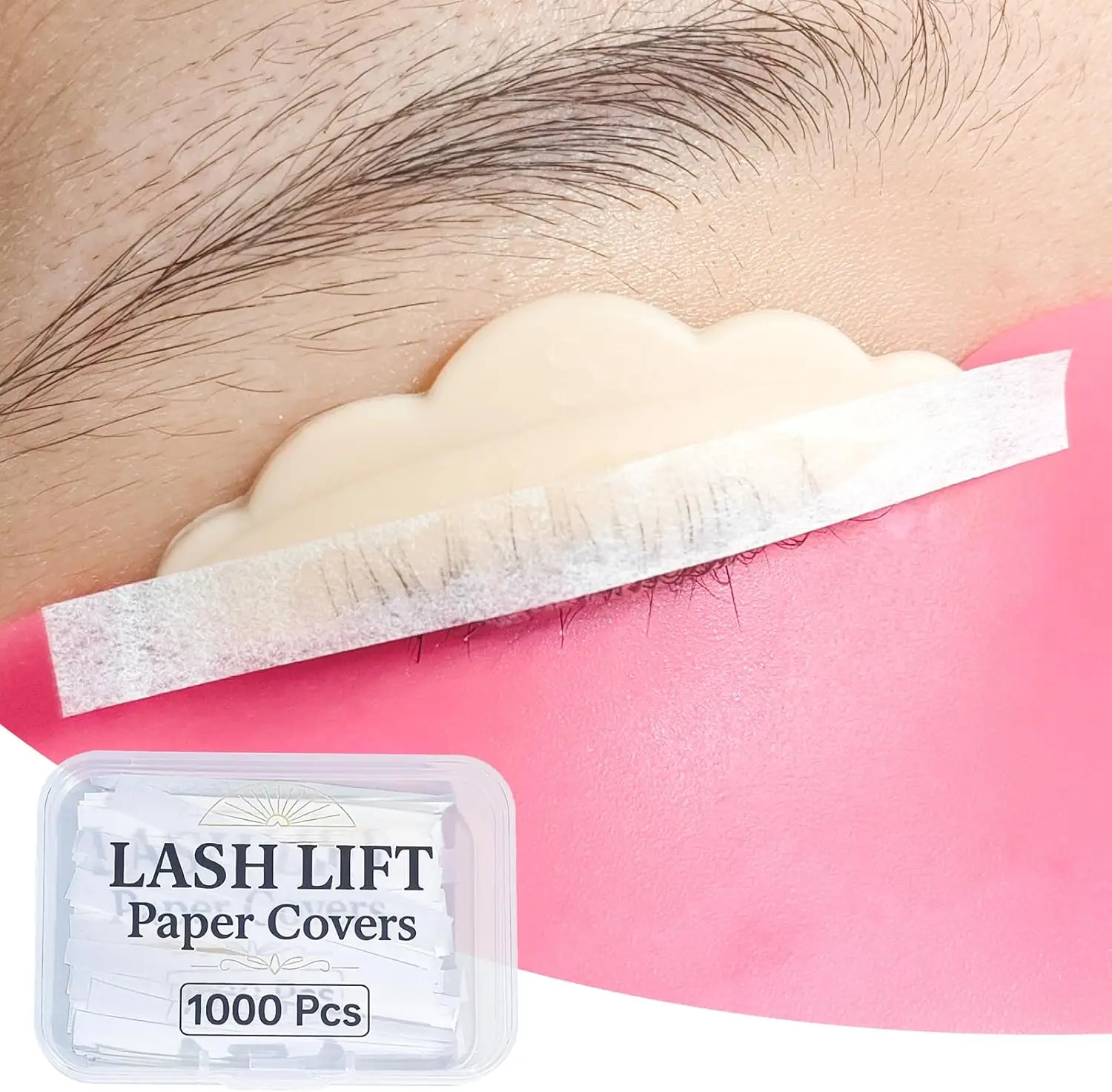 Libeauty 1000PCS Lash Lift Dauerwelle Papiere Upgrade Für Plasatic Wrap Lift Band Einfach zu Bedienen Papiere Wimpern Dauerwelle Lash Lifting Werkzeug