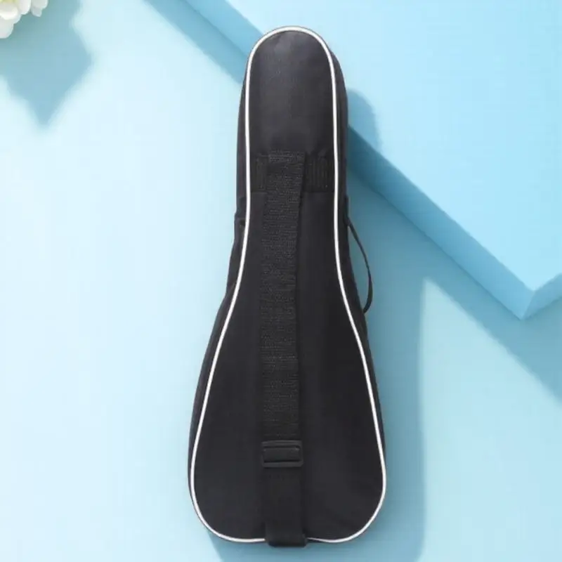 

1pc 21 Inches Oxford Cloth Small Bag Waterproof With Pockets Backpack Strap For Black Ukulele Case Guitar Gig Bag Pouch