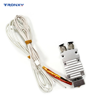 TRONXY 2 in 1 Out Dual Color Hotend Extruder Kit with Heater Wire Thermistor 0.4mm Brass Nozzle 24V for TRONXY 2E 3D Printer