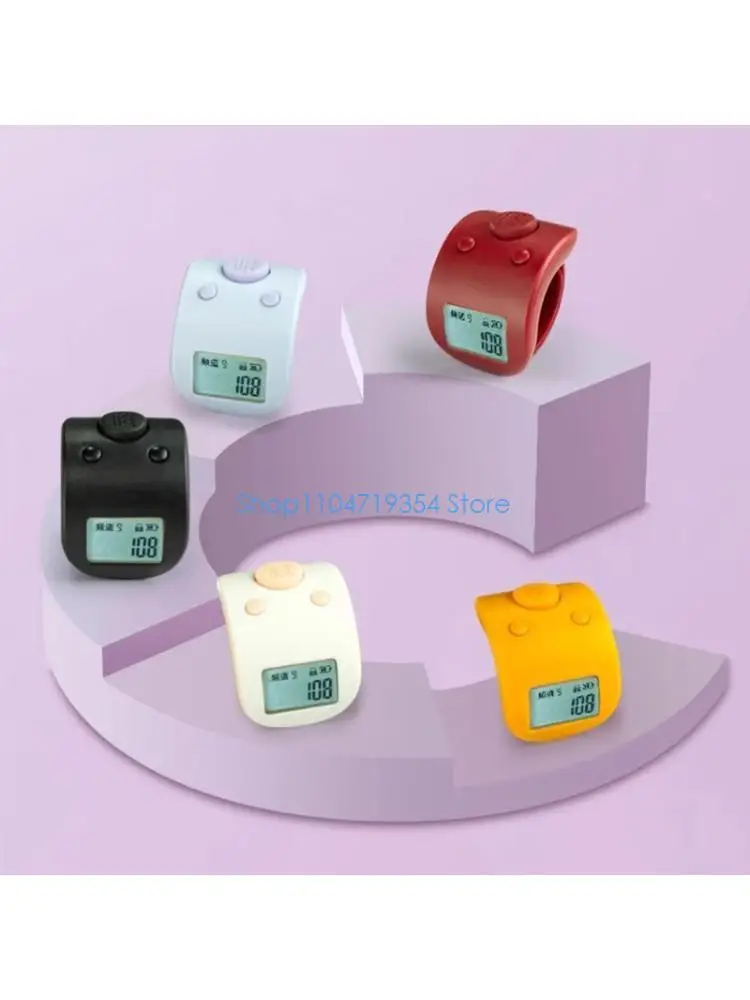 0XLD 9 Channel Hand Press Charging Electronic Counter with Large Screen Display & Storage Case for Multiple Counting Tasks