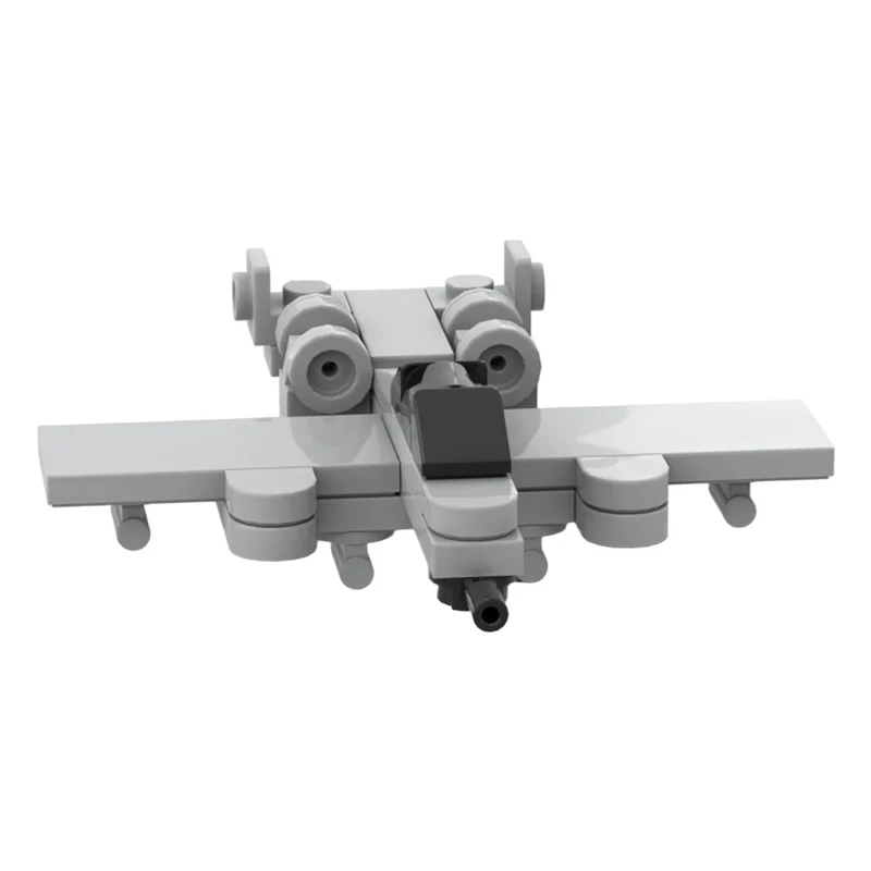 A10 Attack Aircraft Model MOC Building Bricks War Equipment Modular Technology Gifts Holiday Assemble Children Toys Suit
