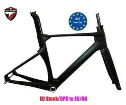 Carbon Racing Bike Frame, Twitter Fork R5, Thru Axle, 12x142mm Disc Brake, 700CX28C, Road Frameset, Ultralight DPD EU Stock