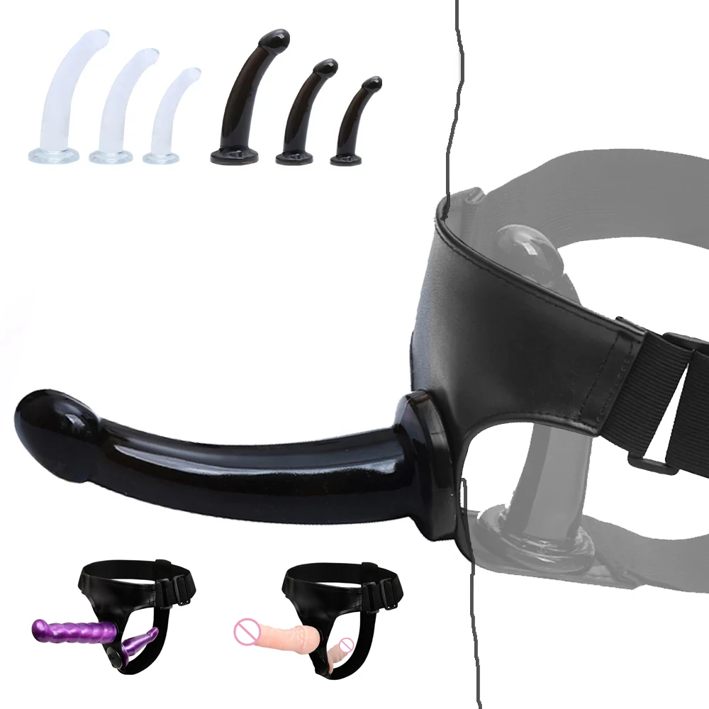 Soft Lesbian Strapon Harness Double Dildo Silicone Strap on Cock Realistic Penis Adult Sex Toys for Woman Intimate Products