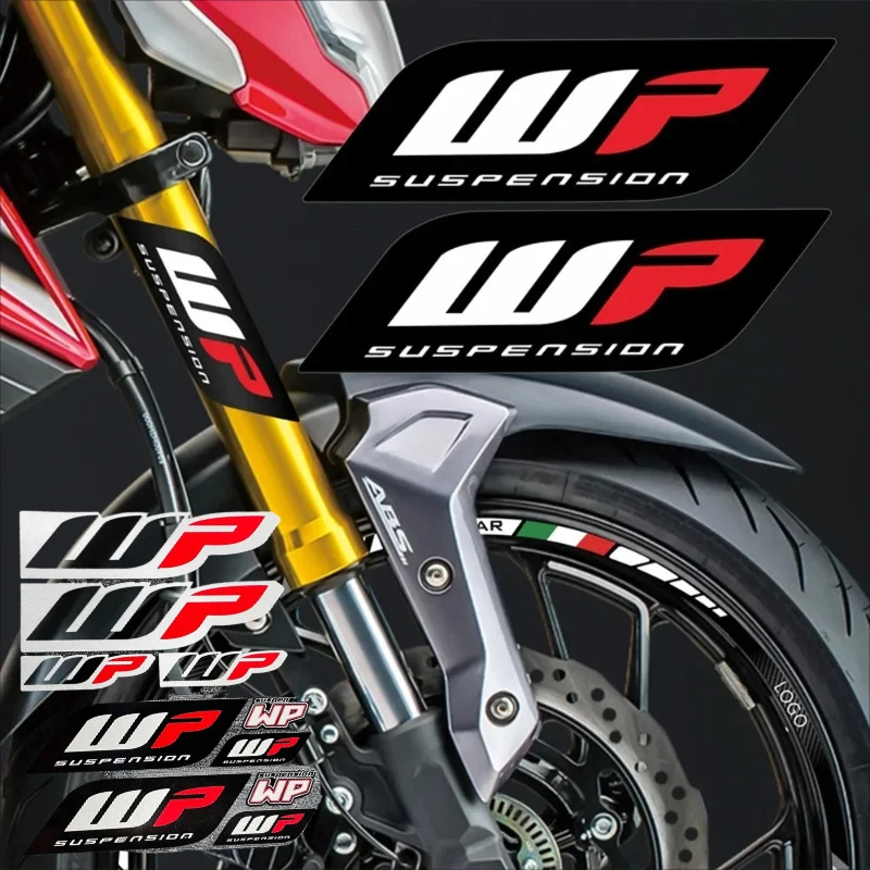 

Reflective WP Fork Stickers Suspension Shocker Damper Motorcycle Accessori Decal for Duke RC KTM 200/390/690/1090 Kawasaki Honda