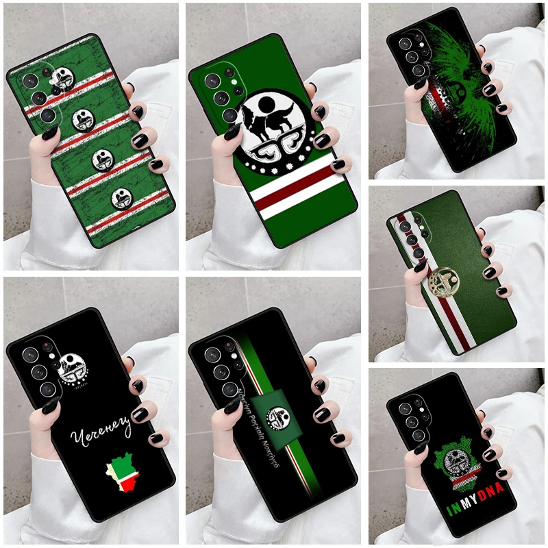 Phone Case For Samsung Galaxy S24 S23 S21fe S22 Ultra Plus Note 10 20 S8 S9 S10 Cover CHECHEN REPUBLIC COUNTRY FLAG