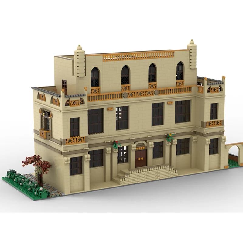 سلسلة الأفلام الشعبية Moc قوالب بناء فيلم مانور نموذج التكنولوجيا وحدات كتل هدايا عيد الميلاد اللعب لتقوم بها بنفسك مجموعات الجمعية