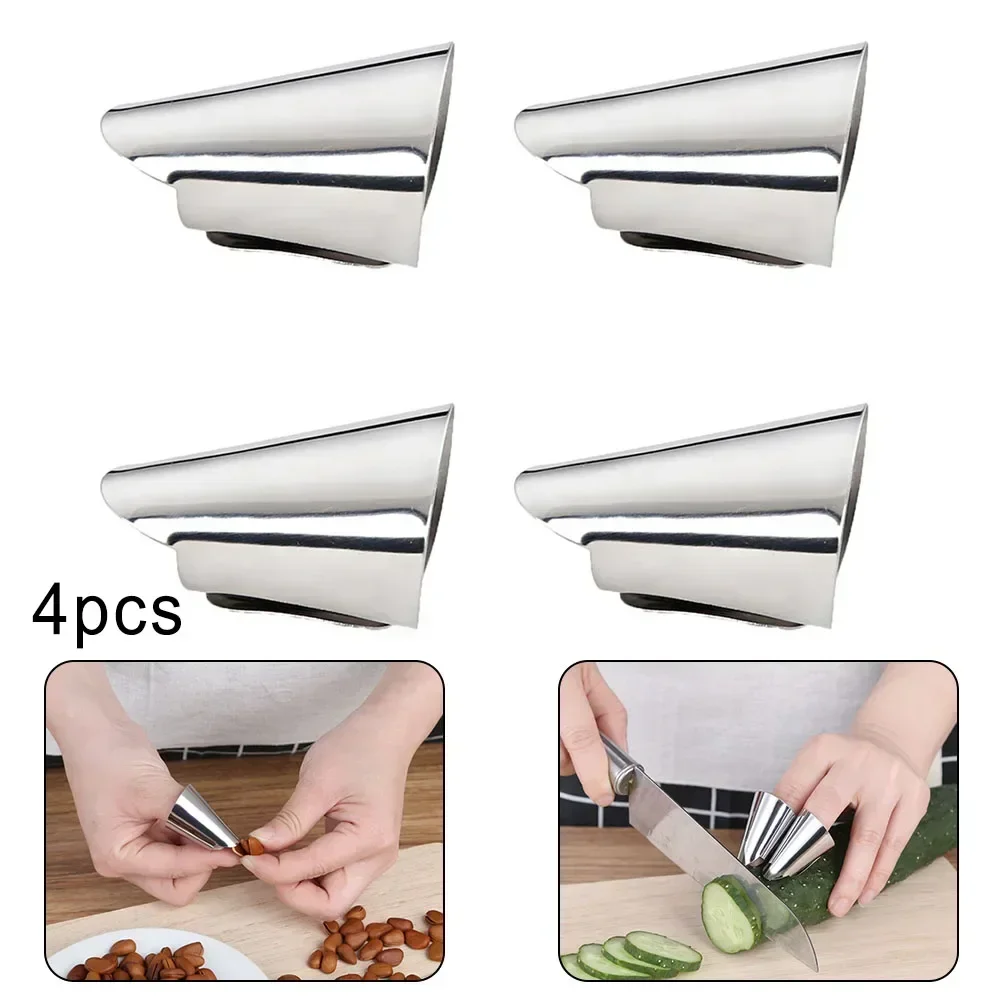 Lightweight Portable Finger Hand Protect Finger Guard Convenient High Quality Stainless Steel Cooking Utensils