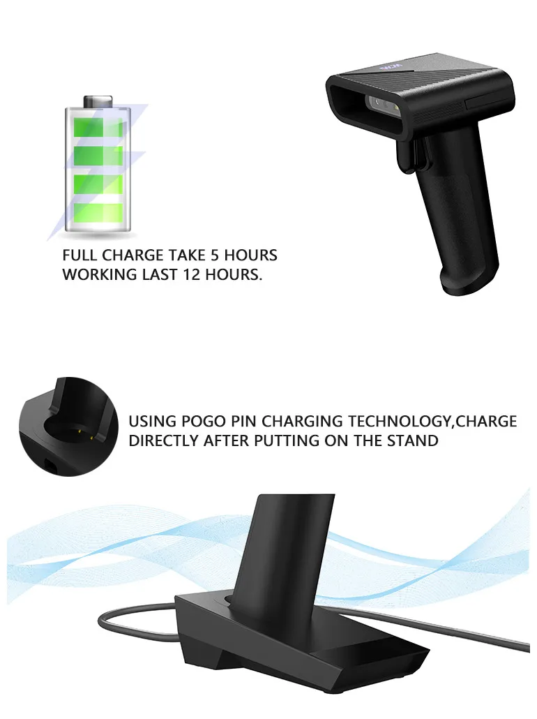 Ash9165 Mikrofilm drucker & Scanner Supermarkt Wireless Barcod Infrarot Barcode und QR-System Pass Scanner Leser