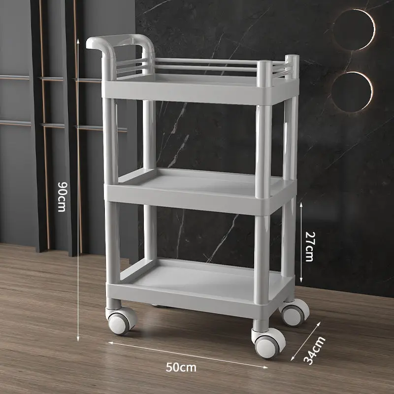 

Mobile Beauty Cart West Travel Trolley Cosmetic Station Rolling Trolley Equipment Storage Unit Home Salon Organization Tool Cart
