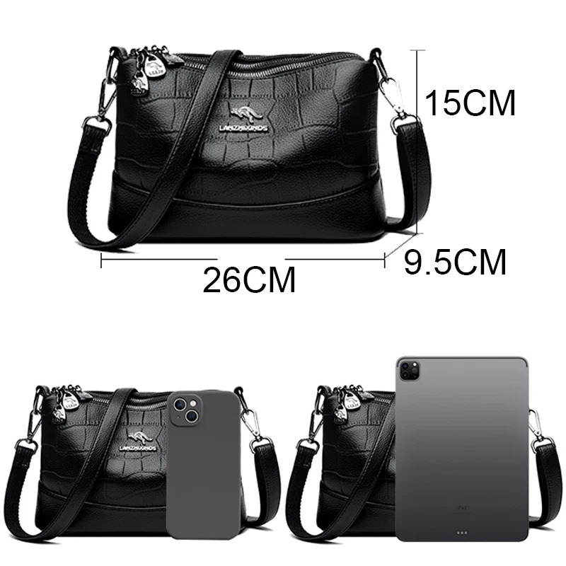 Super Soft Leather Luxury Handbags Women Bags Designer Brnad Women Shoulder Messenger Crossbody Bags For Women 2024 Sac A Main