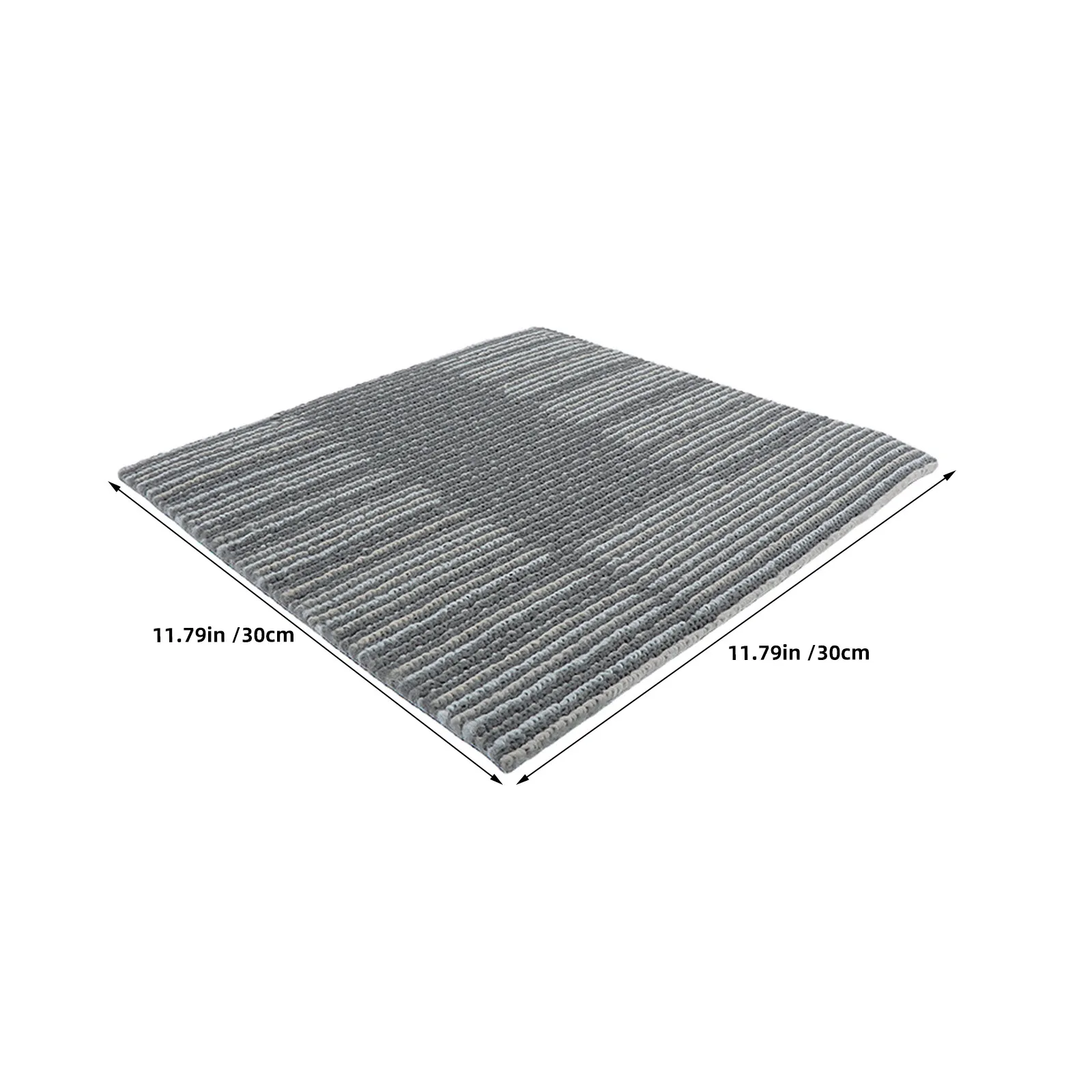10Pcs Fireproof Self Adhesive Carpet Tiles Heavy Duty Peel Stick Floor Squares 11.8 Inch Soft Padding Rug for Workspace Indoor