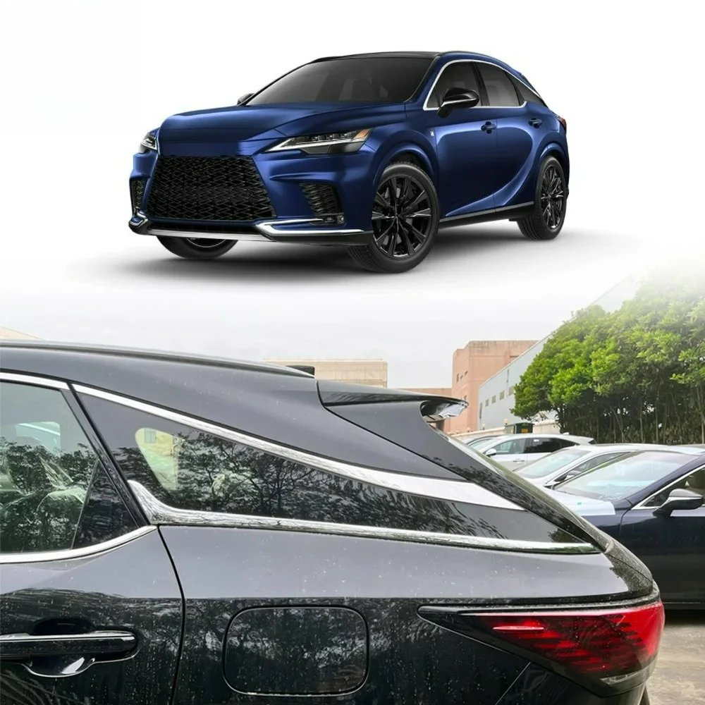 

2 шт. для Lexus RX350, 450, 500, 2023, зеркальная полоса, большая зеркальная Декоративная полоса с блестками