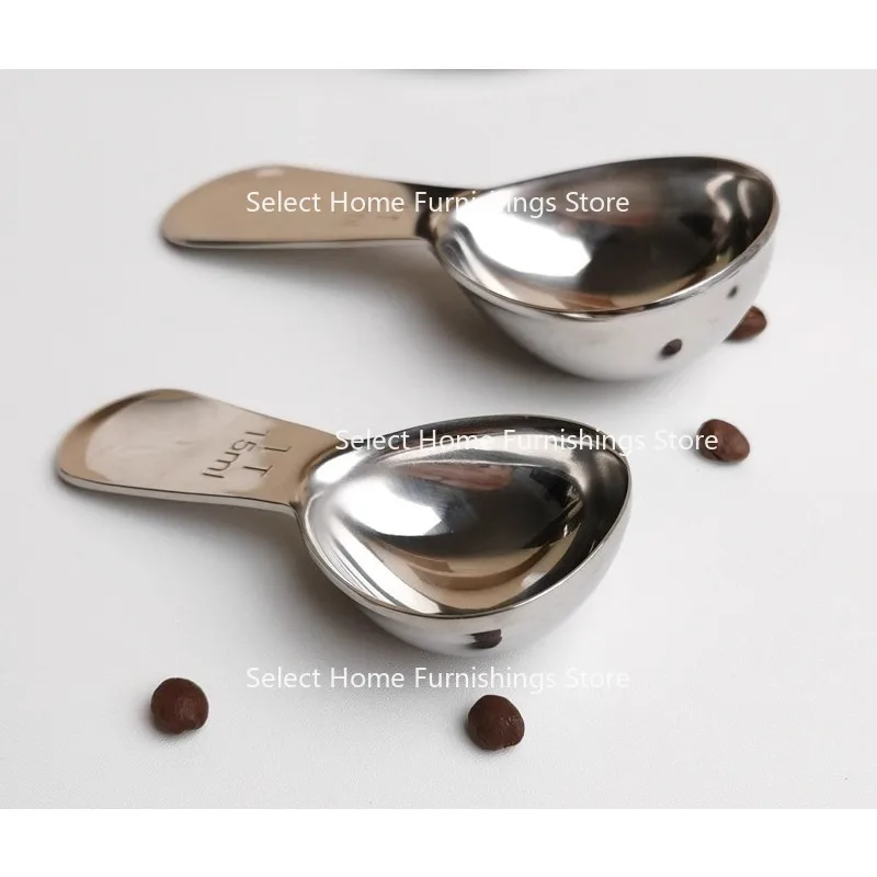 Suitable for Measuring Spoon Coffee Powder Gram Spoon 304 Stainless Steel Grade Powder Spoon Coffee Beans Small Mini