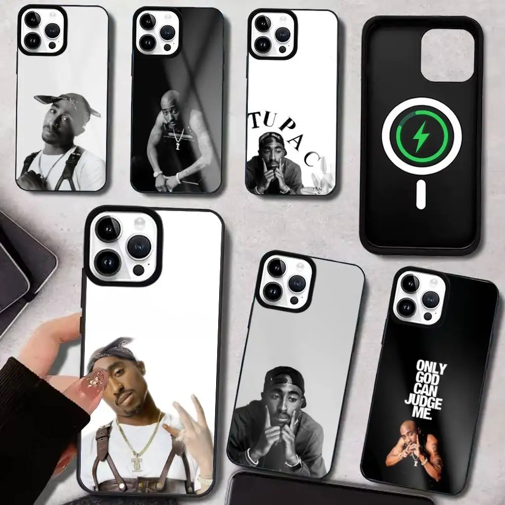 

T-Tupac S-Shakur Phone Case For iPhone17,16,15,14,13,12,11 Plus,Pro Max Magnetic For Magsafe Wireless Charging