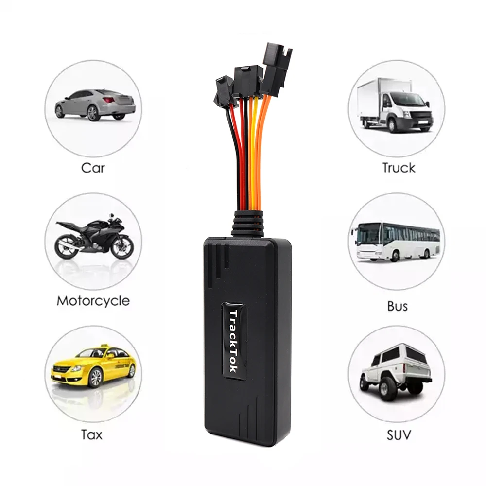 CY06 4G Wired GPS Tracker, 9‑90V Wide Voltage, Power Cut Alert, Free APP for Rental Car Motorcycle Scooter Positioning Device