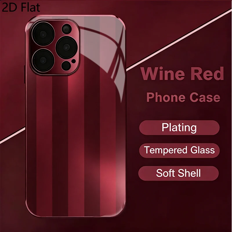 Vertical Striped 2DFlat For IPhone17 18 16 15 14 13 12 11 Pro Max XS XR 8 7Plus Phone Cover Shockproof Protective Back Cover - view 2