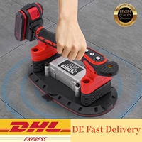 Hand Tile Vibration Tool with Electric Vacuum Suction Cup 6-Speed Adjustable Tile Installation Machine Two Batteries 21V 2000mAh